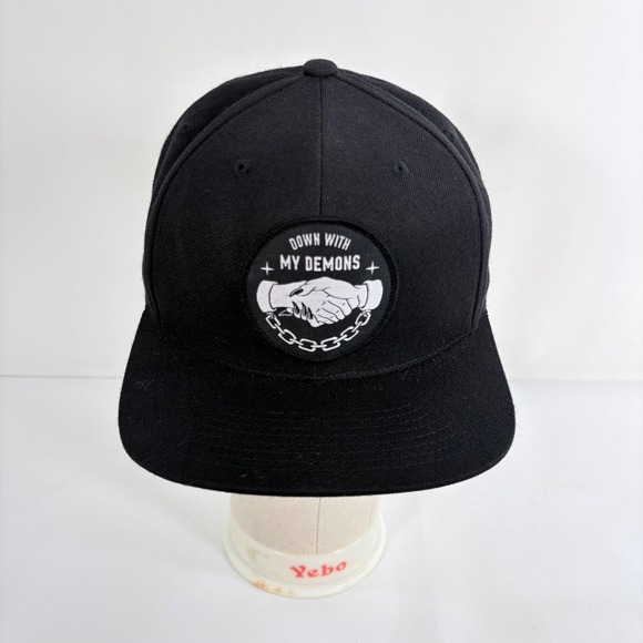 Lurking Class by Sketchy Tank Other - Lurking Class by Sketchy Tank Hat Black Down With My Demons Snapback Cap